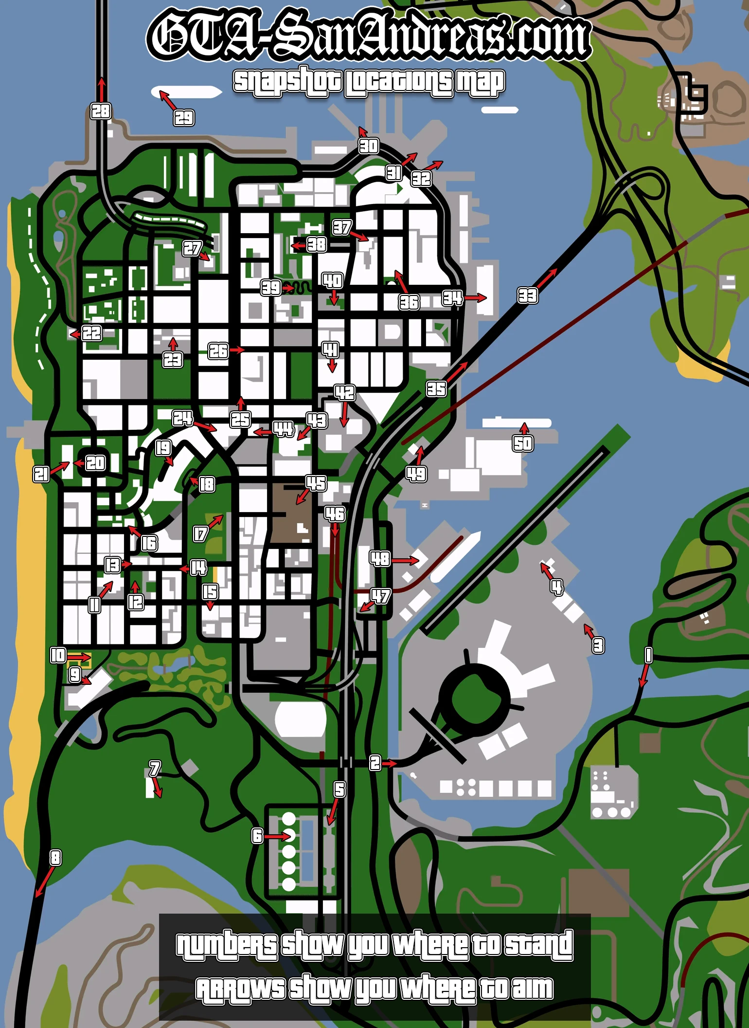 GTA San Andreas Snapshots Map