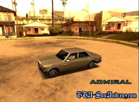 Admiral  GTA San Andreas Vehicle Stats & Locations